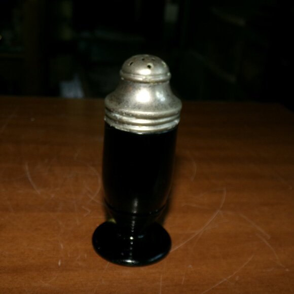 depression glass Other - vintage depression black glass salt shaker. anchor hocking.